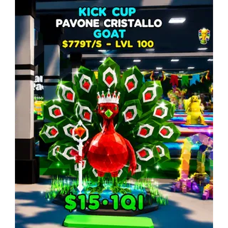  PAVONE CRISTALLO LVL 100 Kick a Lucky Rot