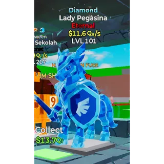 Diamond Lady Pegasina Eternal LVL 101 Brainrot