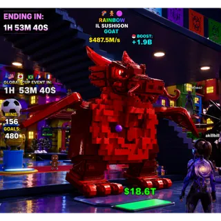 Rainbow 487.5M/st Fruits vs Brainrots IL Sushigon GOAT