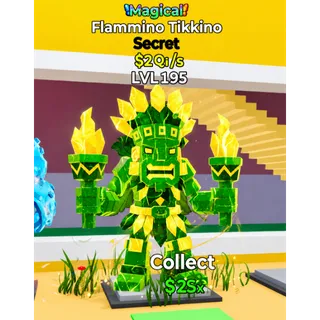 🔥 LVL 195 $2 Qi/s MAGICAL  Flammino Tikkino  Steal the Brainrot