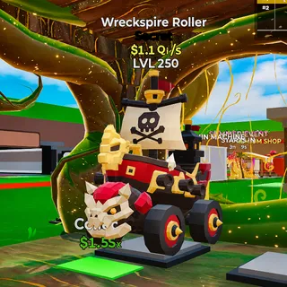 "NEW" 1.1 QI LVL 250 Steal Brainrot Wreckspire Roller Secret