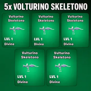 5x Vulturino Skeletono Divine LVL 1 | Go Up For Brainrots