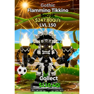 247.8 Qa/s Beautiful Flammino Tikkino  LVL 150 Steal The Brainrot