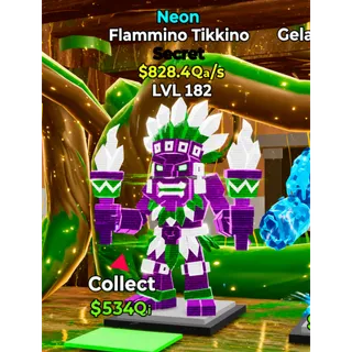🔥 LVL 182 $828.4 Qa/s Flammino Tikkino  Steal the Brainrot