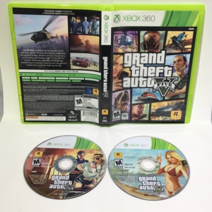 Grand Theft Auto V GTA 5 Xbox 360 Complete With Manual and Discs 1 & 2