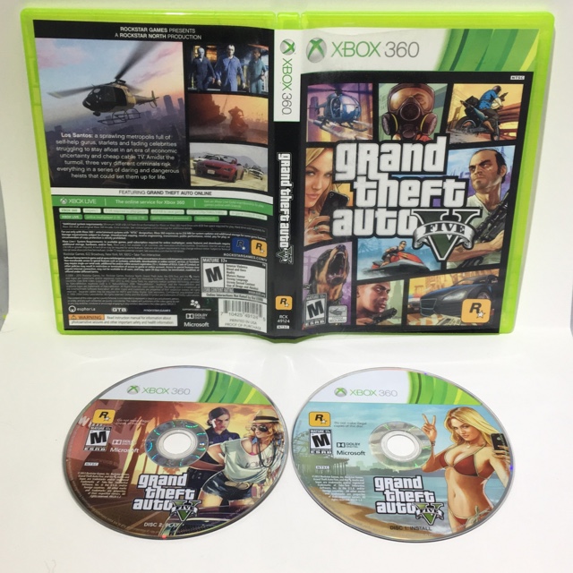 brand Jong Vlucht Grand Theft Auto 5 GTA V (Xbox 360) Tested working 2 discs - XBox 360 Games  (Good) - Gameflip