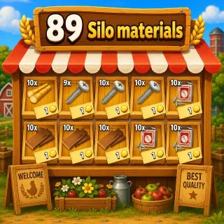 89x Silo Materials - Hay Day