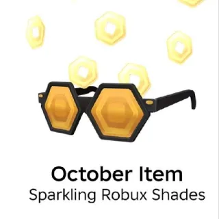 CODE October Item - Sparkling Robux Shades