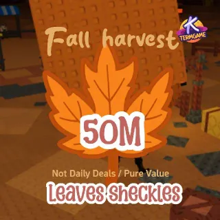 50M Leaves Sheckles - Grow A Garden2