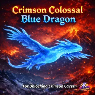 Crimson Colossal Blue Dragon - Fisch