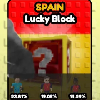 🇪🇸 Spain Lucky Block ♥️ Jump To Steal Soccer Players