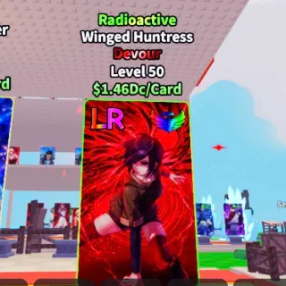 1.46Dc Winged Huntress Radioactive | Anime Card Farm