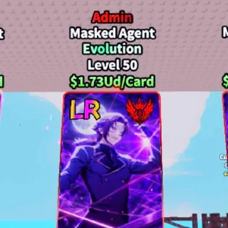 1.73ud Admin Masked Agent - ♥️Anime Card Farm♥️