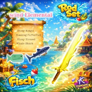 Wind Elemental Rod Set | Fisch