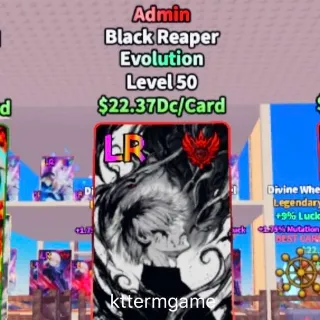 22.37dc Black Reaper Evolution - Anime Card Farm