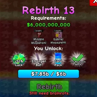 Rebirth13 Plants Vs Brainrots