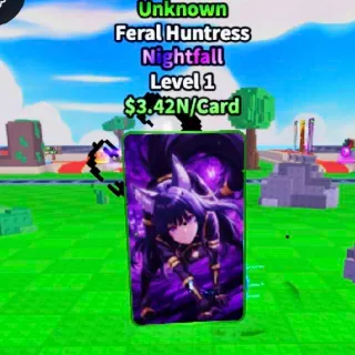 Unknown Feral Huntress - ♥️Anime Card Farm♥️