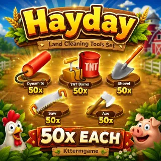 Land Cleaning Tools Set - Hay day