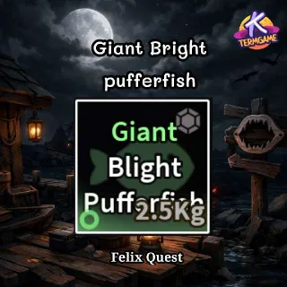 Giant Bright Pufferfish - Fisch