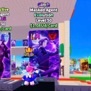 1.08ud Glitch Masked Agent | Need Conveyor Lv16 - Anime Card Farm
