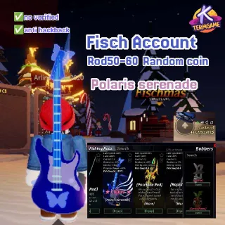 account Fisch | Polaris Serenade| ROD50+ LEVEL MAX