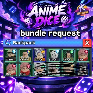 X8 Character Bundle Request - Anime Dice