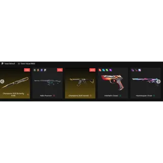 【 AP 】5 SKINS + Champions 2025 Butte + 30 agents 