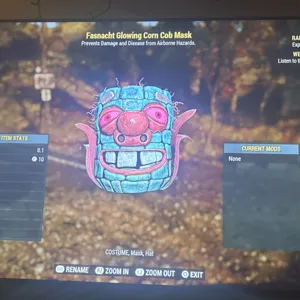 Glowing Corn Cob Mask