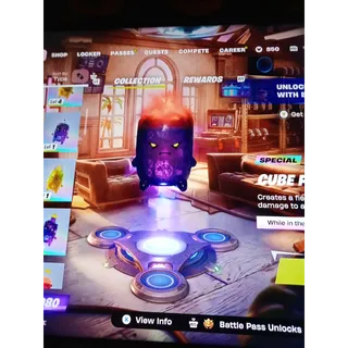 Cube Fire Sprite