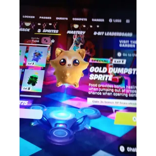 Gold Dumpster Dive Sprite