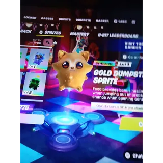 Gold Dumpster Dive Sprite