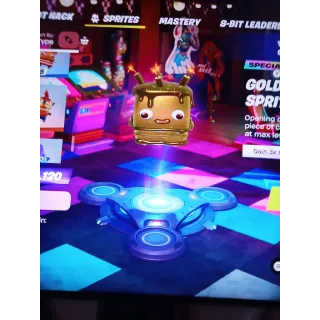 Gold Birthday Sprite