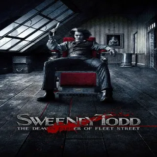 SWEENEY TODD : THE DEMON BARBER OF FLEET STREET 4K DIGITAL UHD UV CODE