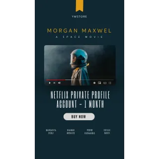 Netflix Private Profile Account - 1 Month