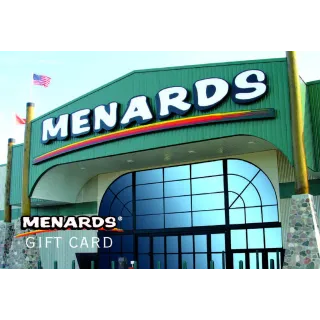 $100.00 USD   Menards  gift card