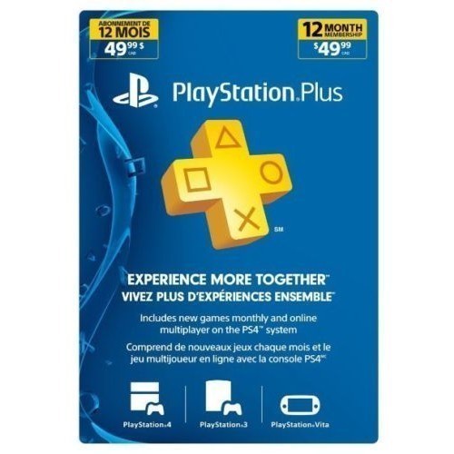 sony playstation plus 12 month membership