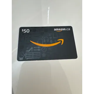 $50.00 CAD Amazon