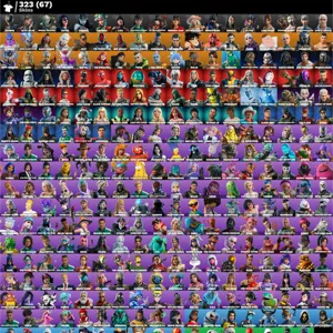 stacked Fortnite account