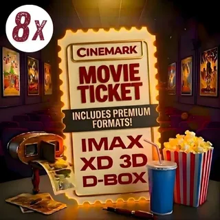 8× Cinemark Movie Tickets