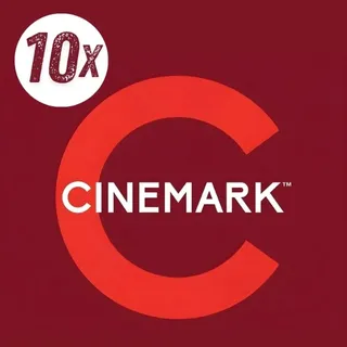 10x Cinemark Movie Tickets (For Standard Format)