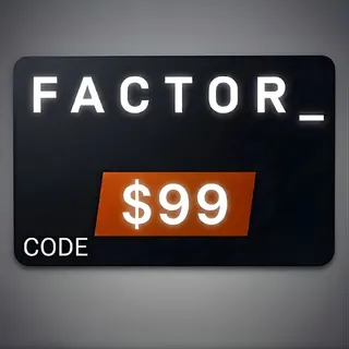 $99.00 Factor 75 - Official Gift Card