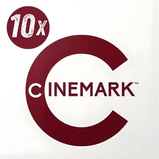 10x Cinemark Movie Tickets (For Standard Format)