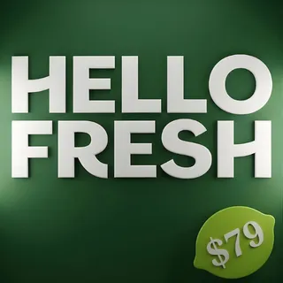$79.00 HelloFresh - Official Gift Card