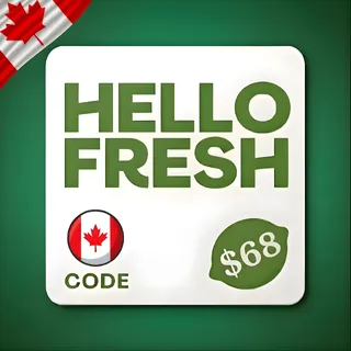 $68 CAD HelloFresh Gift Card