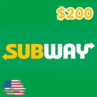 200 USD SUBWAY 