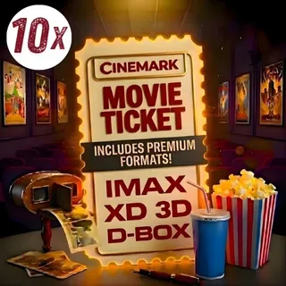 10× Cinemark Movie Tickets