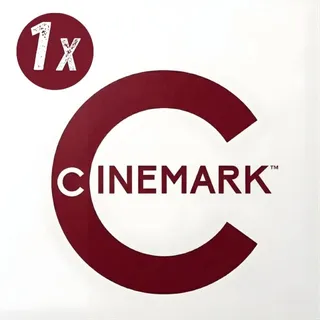 1x Cinemark Movie Ticket (For Standard Format)