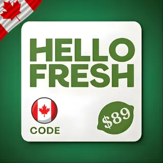 $89 CAD HelloFresh eGift Card