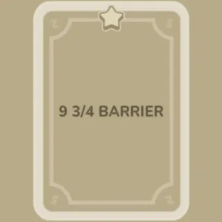 9 3/4 Barrier Monopoly Go