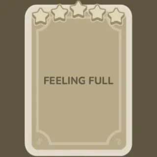 Feeling Full